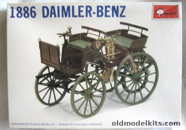 Minicraft 1/16 1886 Daimler-Benz - First Gas Powered Automobile, 1522 plastic model kit